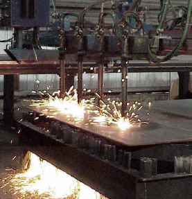 We offer CNC-Flame cutting.